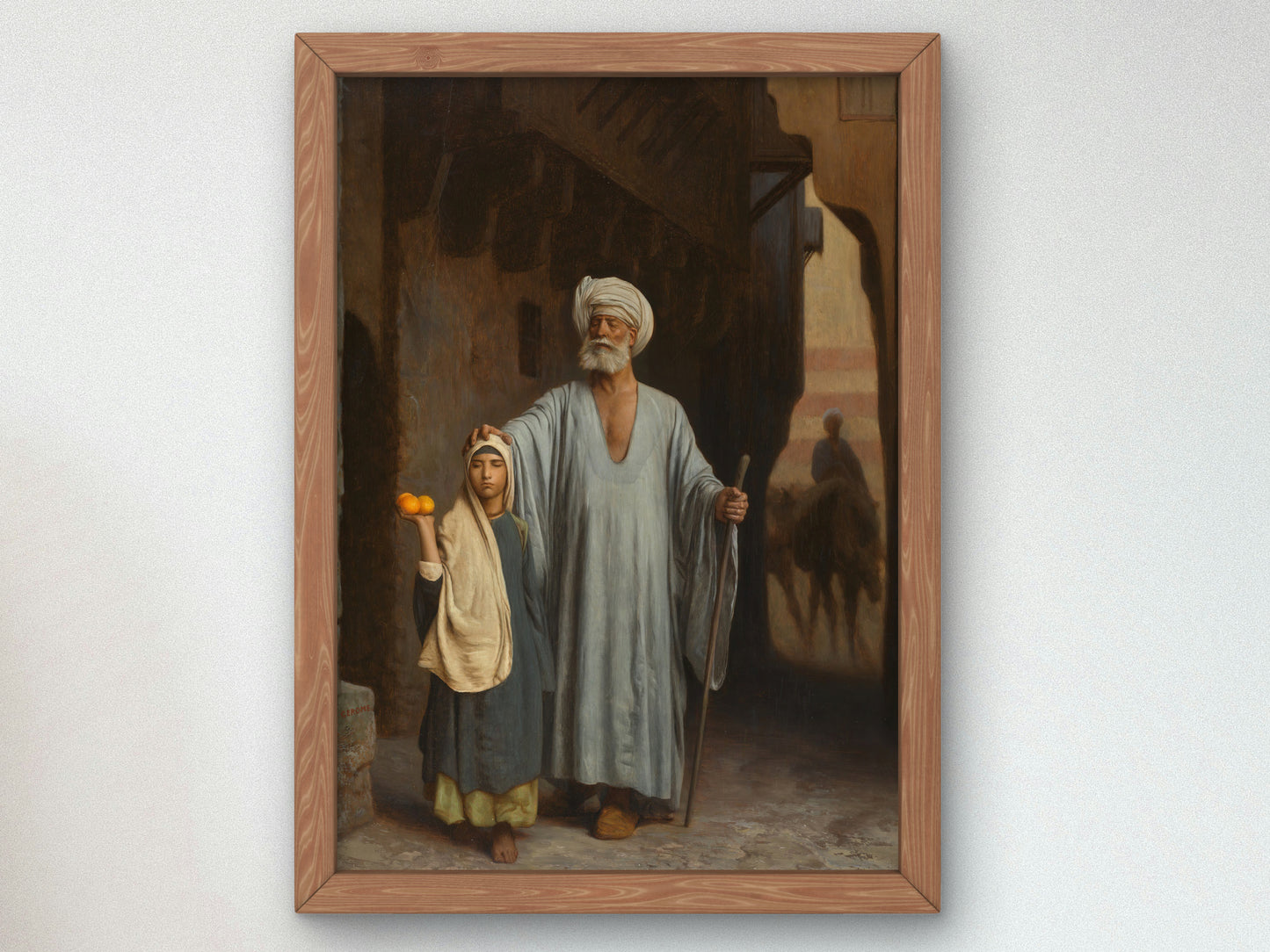 The Helping Hand by Jean Léon Gérôme 1881, Wall Art Print, Fine Art Reproduction, Museum Quality Decor, Poster