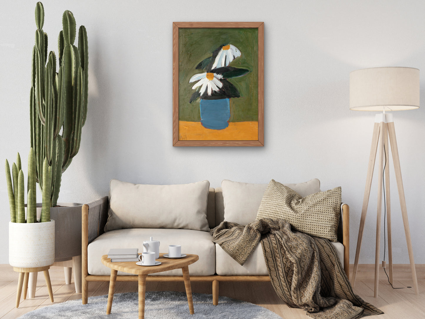 Fleurs au pot bleu by Nicolas de Staël 1954, Wall Art Print, Fine Art Reproduction, Museum Quality Decor, Poster