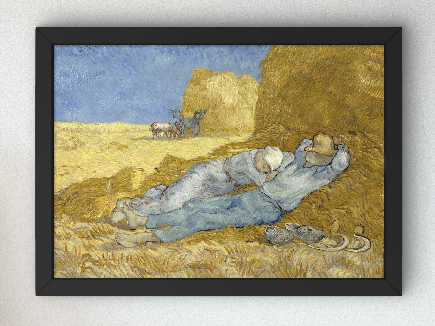 The Siesta by Vincent van Gogh 1890, Wall Art Print, Fine Art Reproduction, Museum Quality Decor, Poster