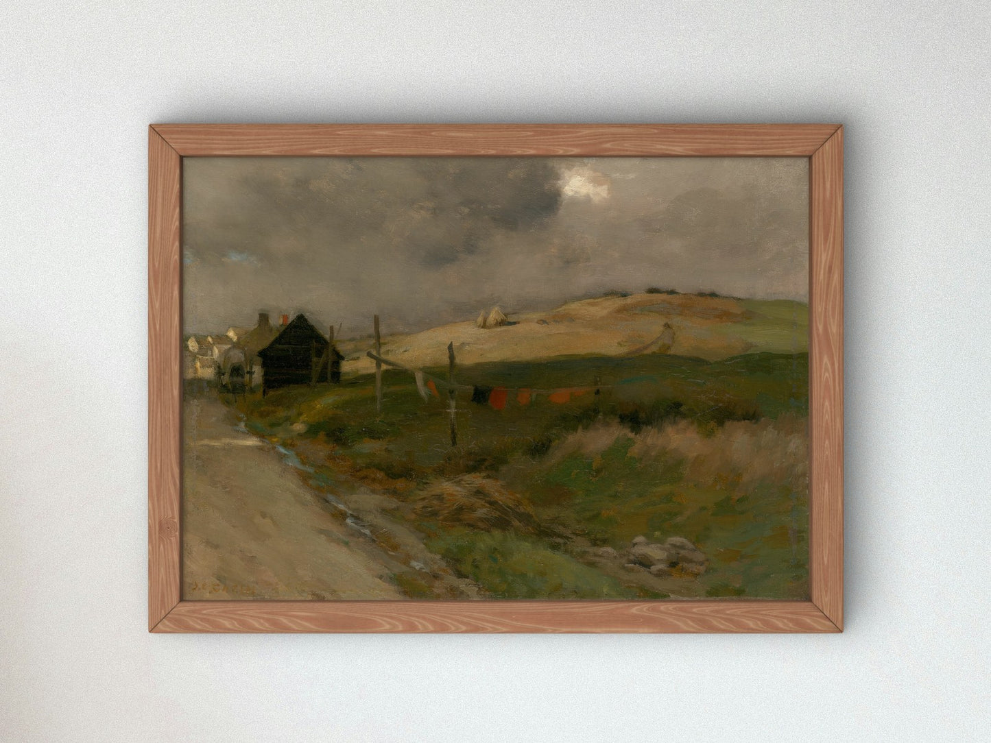 Landscape by Jean Charles Cazin 1895, Wall Art Print, Fine Art Reproduction, Museum Quality Decor, Poster