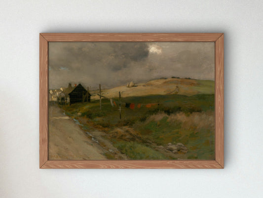 Landscape by Jean Charles Cazin 1895, Wall Art Print, Fine Art Reproduction, Museum Quality Decor, Poster