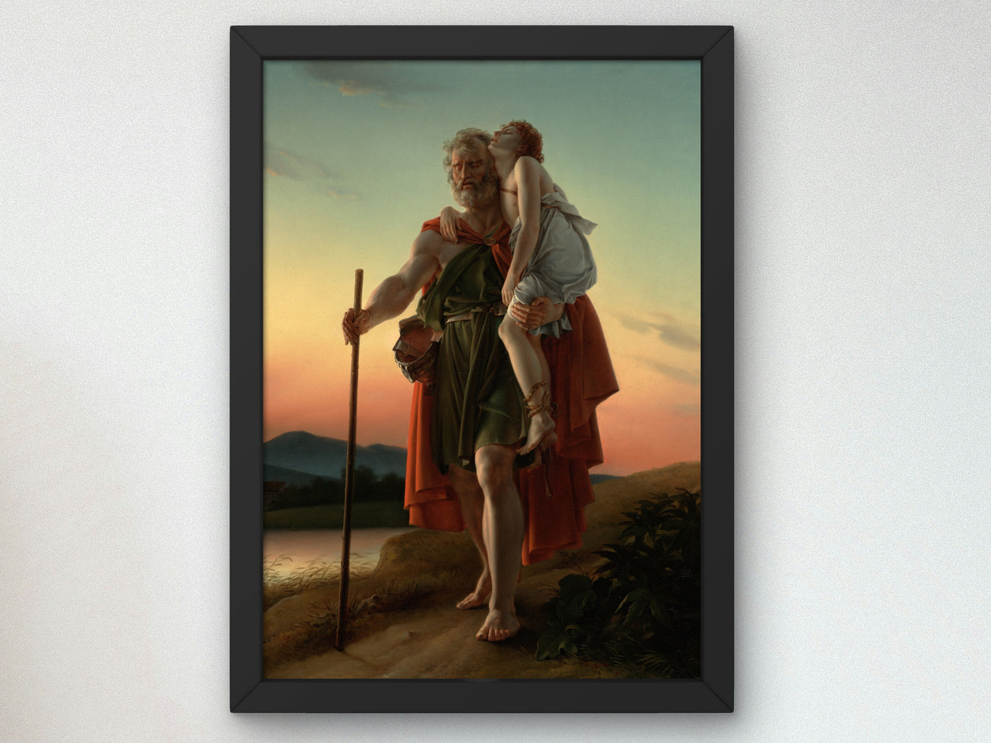 Belisarius by François Gérard 1799, Wall Art Print, Fine Art Reproduction, Museum Quality Decor, Poster