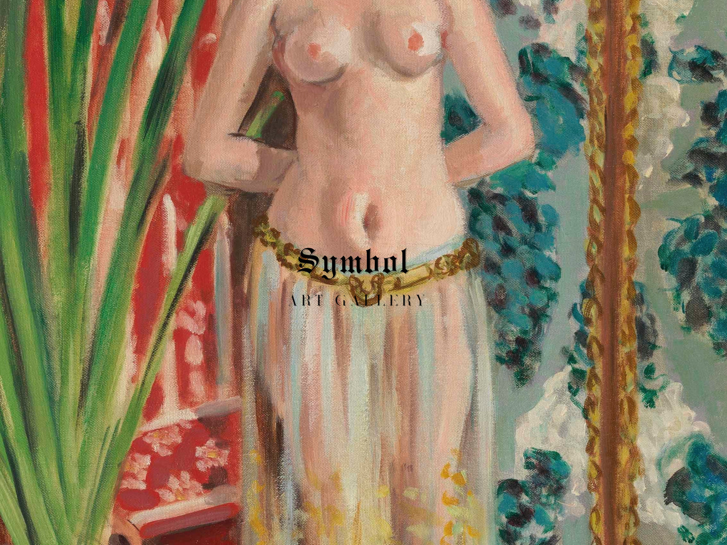 Odalisque, mains dans le dos by Henri Matisse 1923, Wall Art Print, Fine Art Reproduction, Museum Quality Decor, Poster