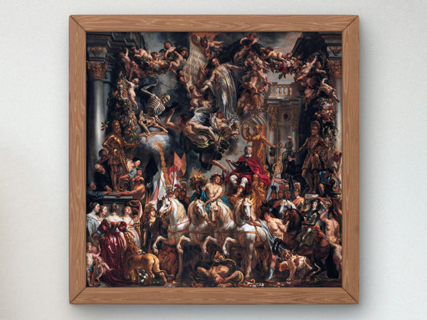 Triumph of Frederick Henry, Prince of Orange by Jacob Jordaens 1652, Wall Art Print, Fine Art Reproduction, Museum Quality Decor, Poster