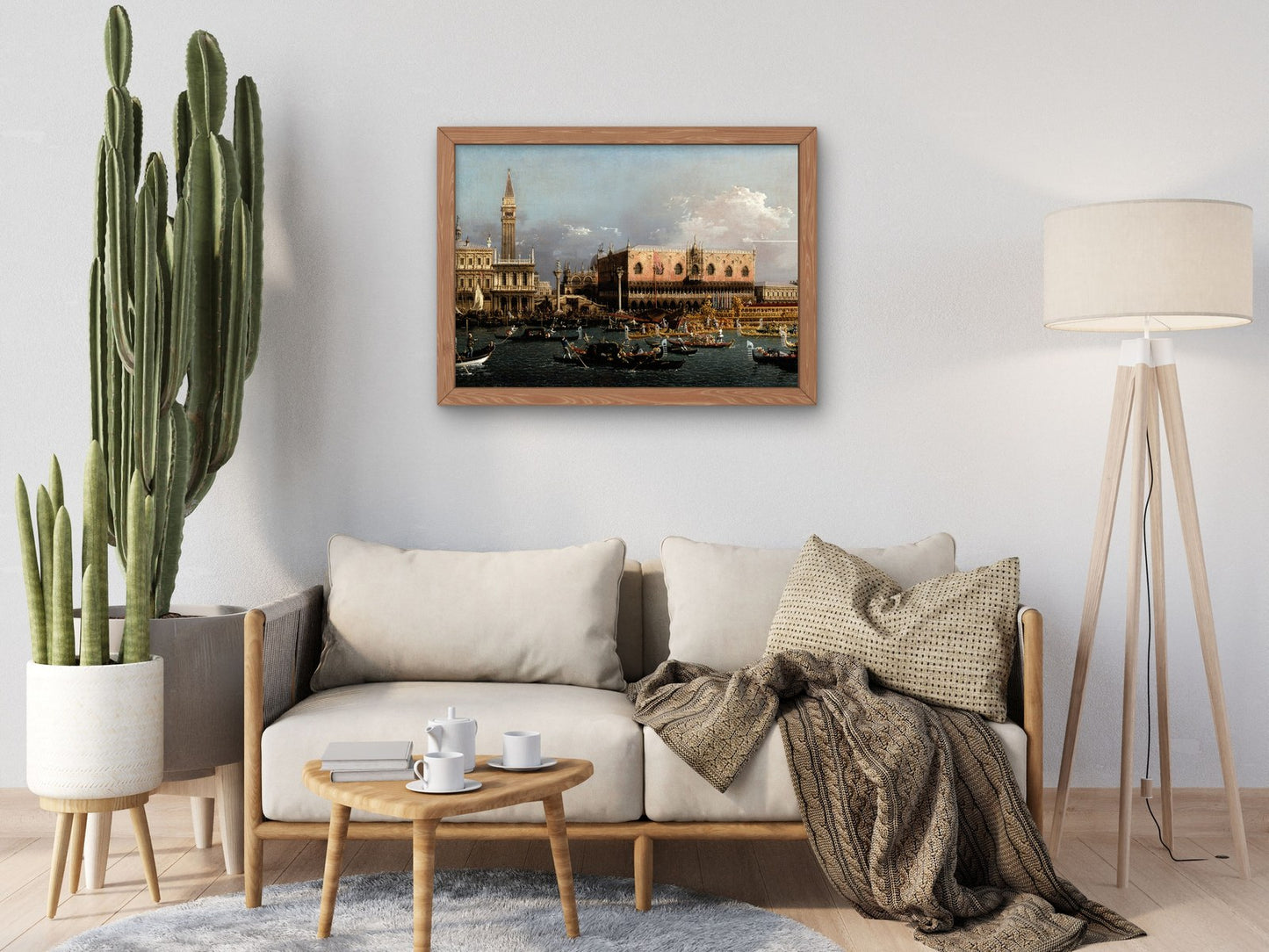 The Bucintoro at the Molo on Ascension Day by Canaletto 1760, Wall Art Print, Fine Art Reproduction, Museum Quality Decor, Poster