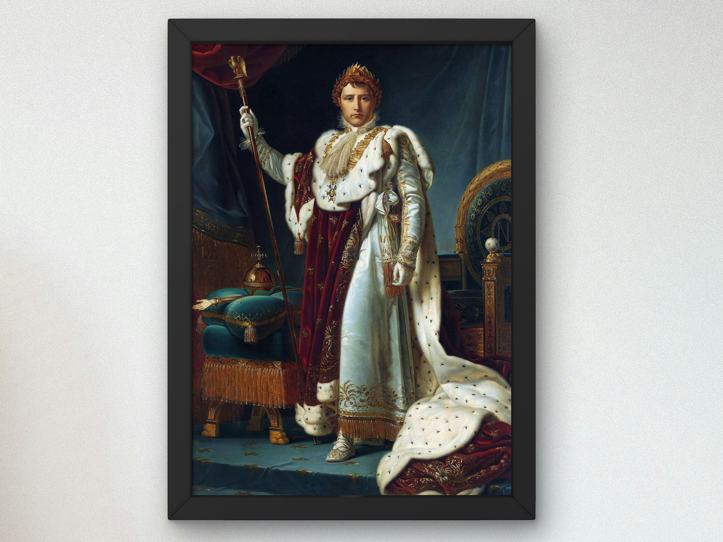 Emperor Napoleon I by François Gérard 1810, Wall Art Print, Fine Art Reproduction, Museum Quality Decor, Poster