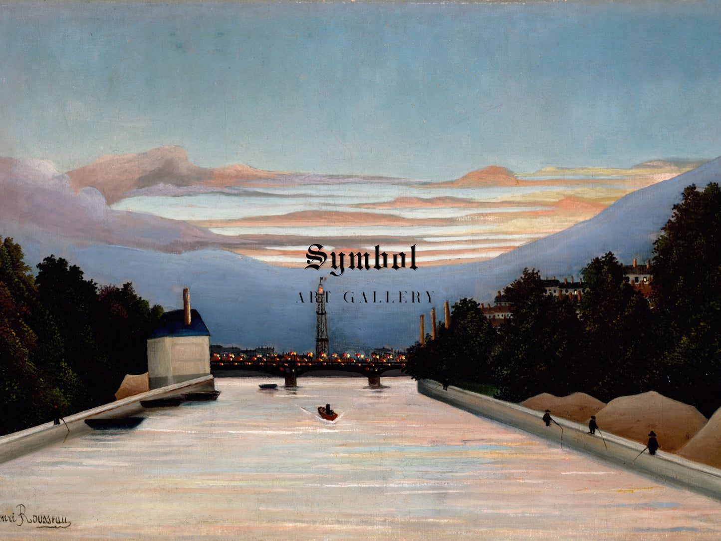The Eiffel Tower by Henri Rousseau 1898, Wall Art Print, Fine Art Reproduction, Museum Quality Decor, Poster