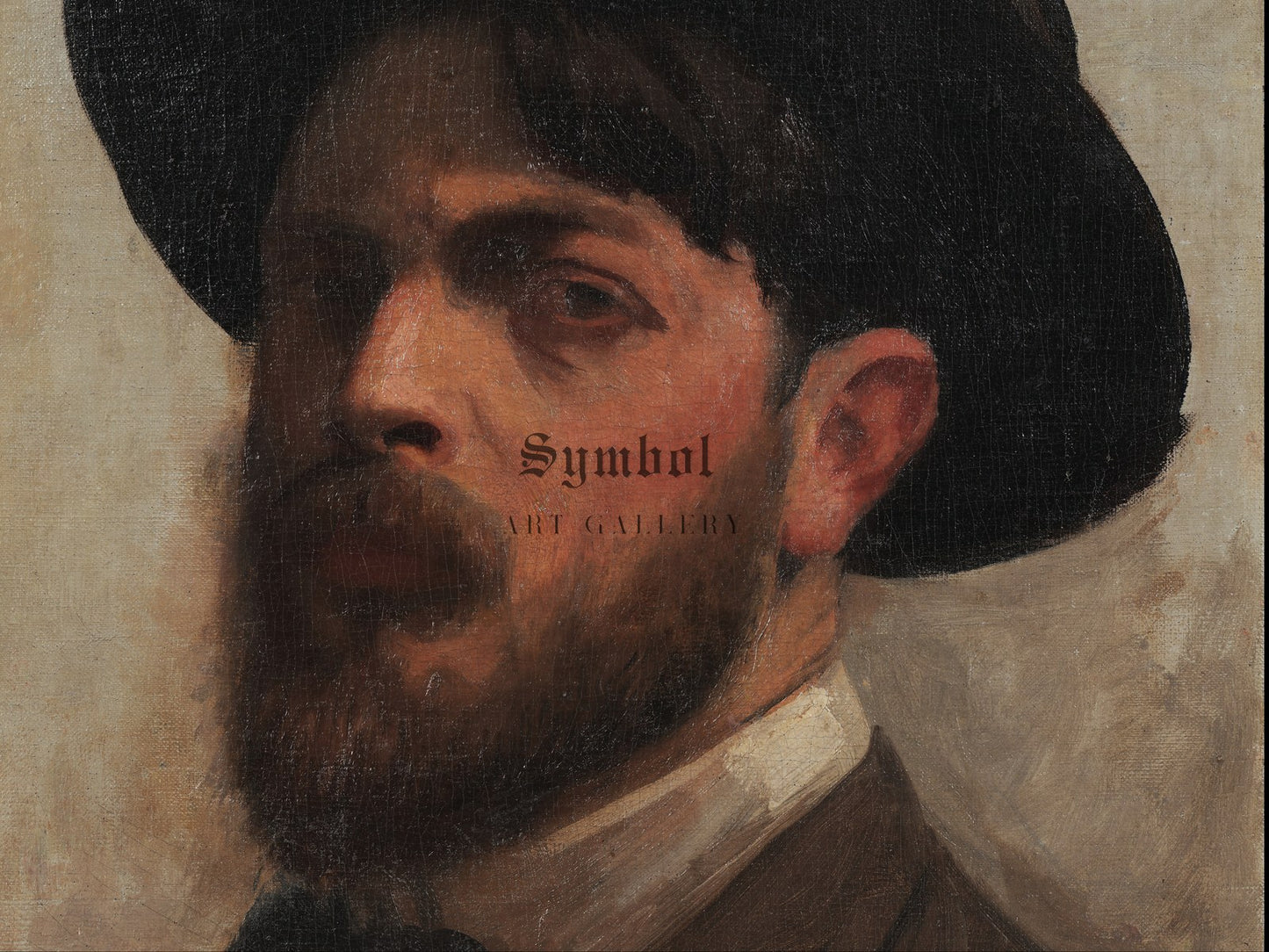 Self Portrait by Eliseu Visconti 1910, Wall Art Print, Fine Art Reproduction, Museum Quality Decor, Poster