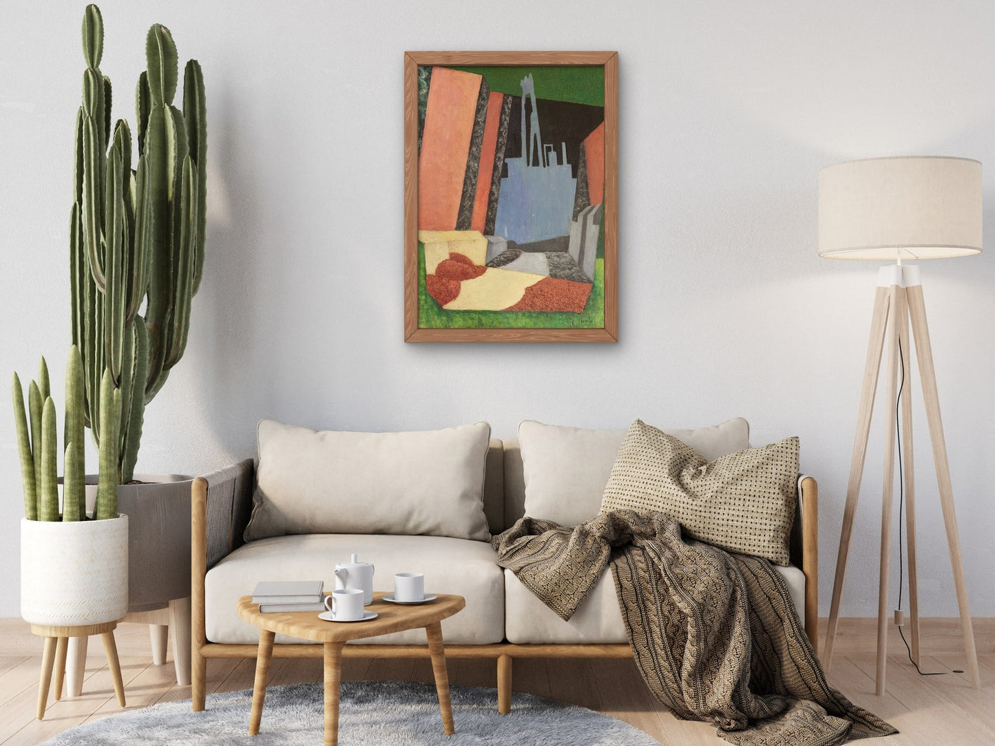 Paysage urbain by Diego Rivera 1916, Wall Art Print, Fine Art Reproduction, Museum Quality Decor, Poster