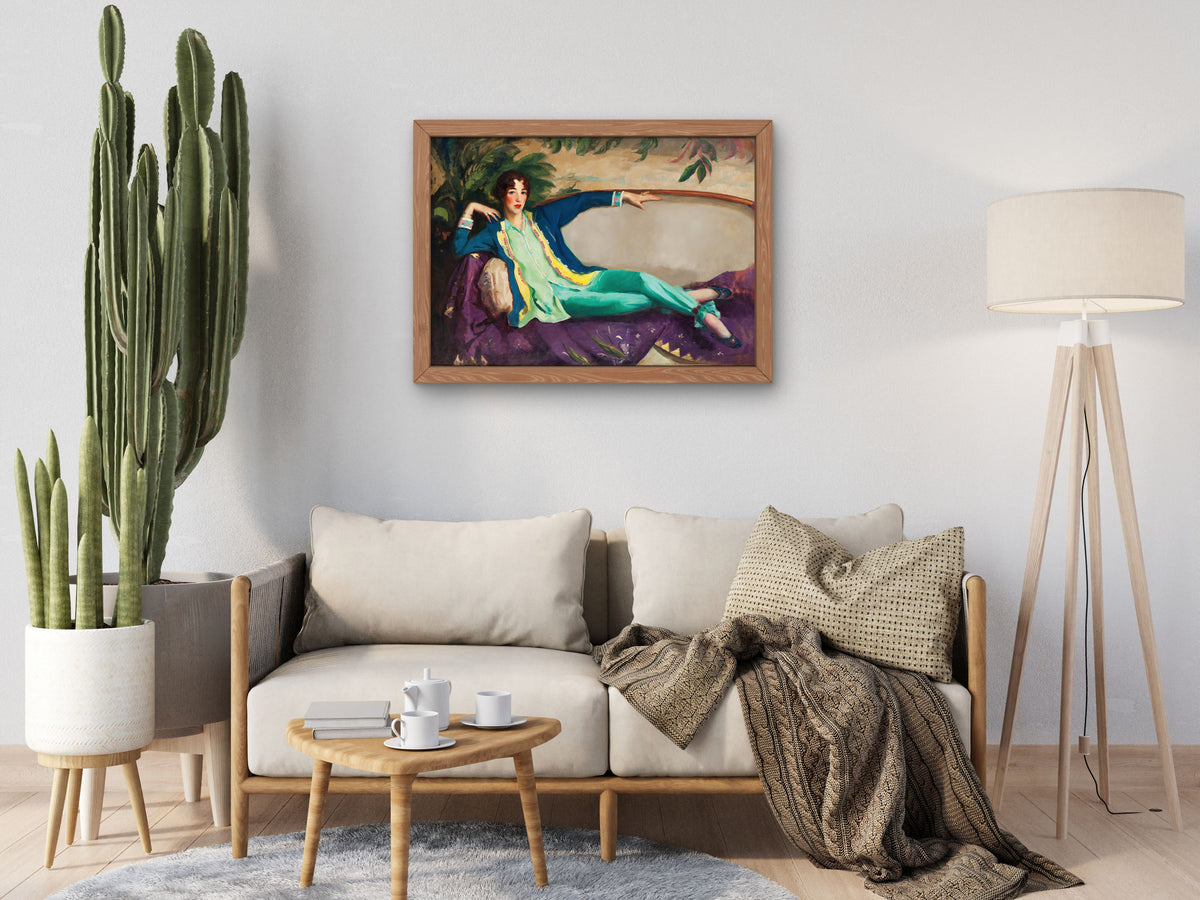 Gertrude Vanderbilt Whitney by Robert Henri 1916, Wall Art Print, Fine Art Reproduction, Museum Quality Decor, Poster