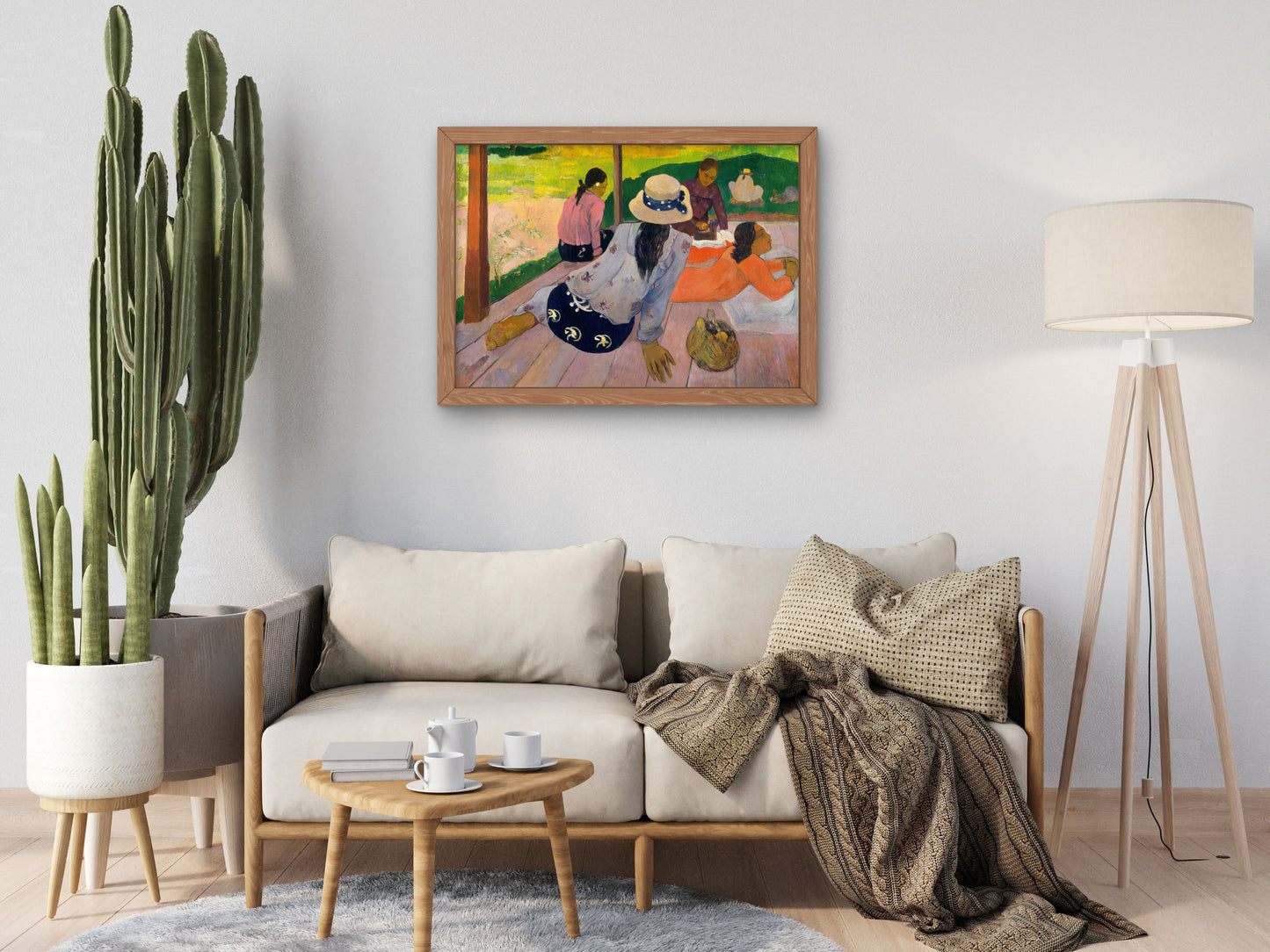 The Siesta by Paul Gauguin 1893, Wall Art Print, Fine Art Reproduction, Museum Quality Decor, Poster