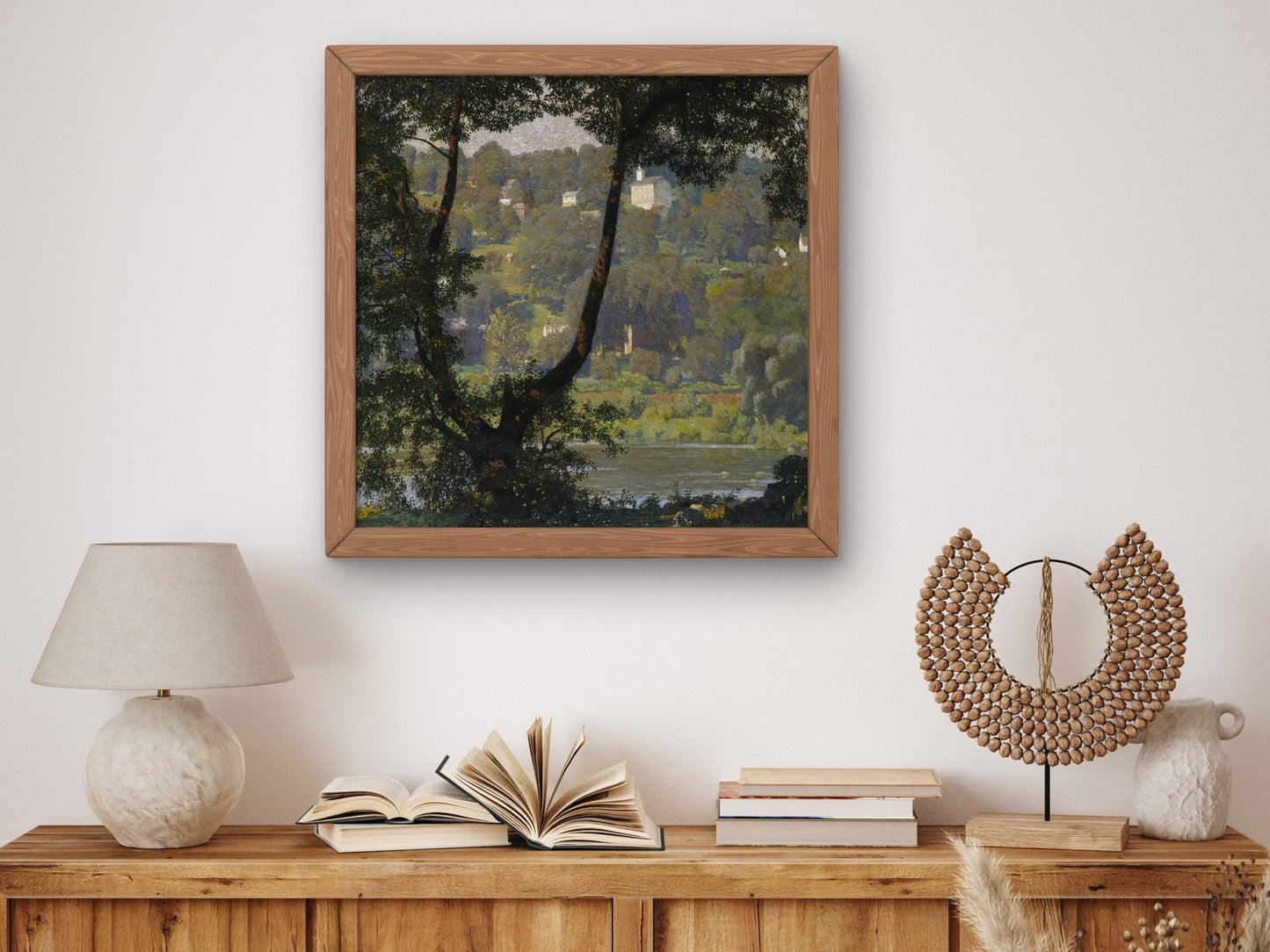 Tohickon by Daniel Garber 1920, Wall Art Print, Fine Art Reproduction, Museum Quality Decor, Poster