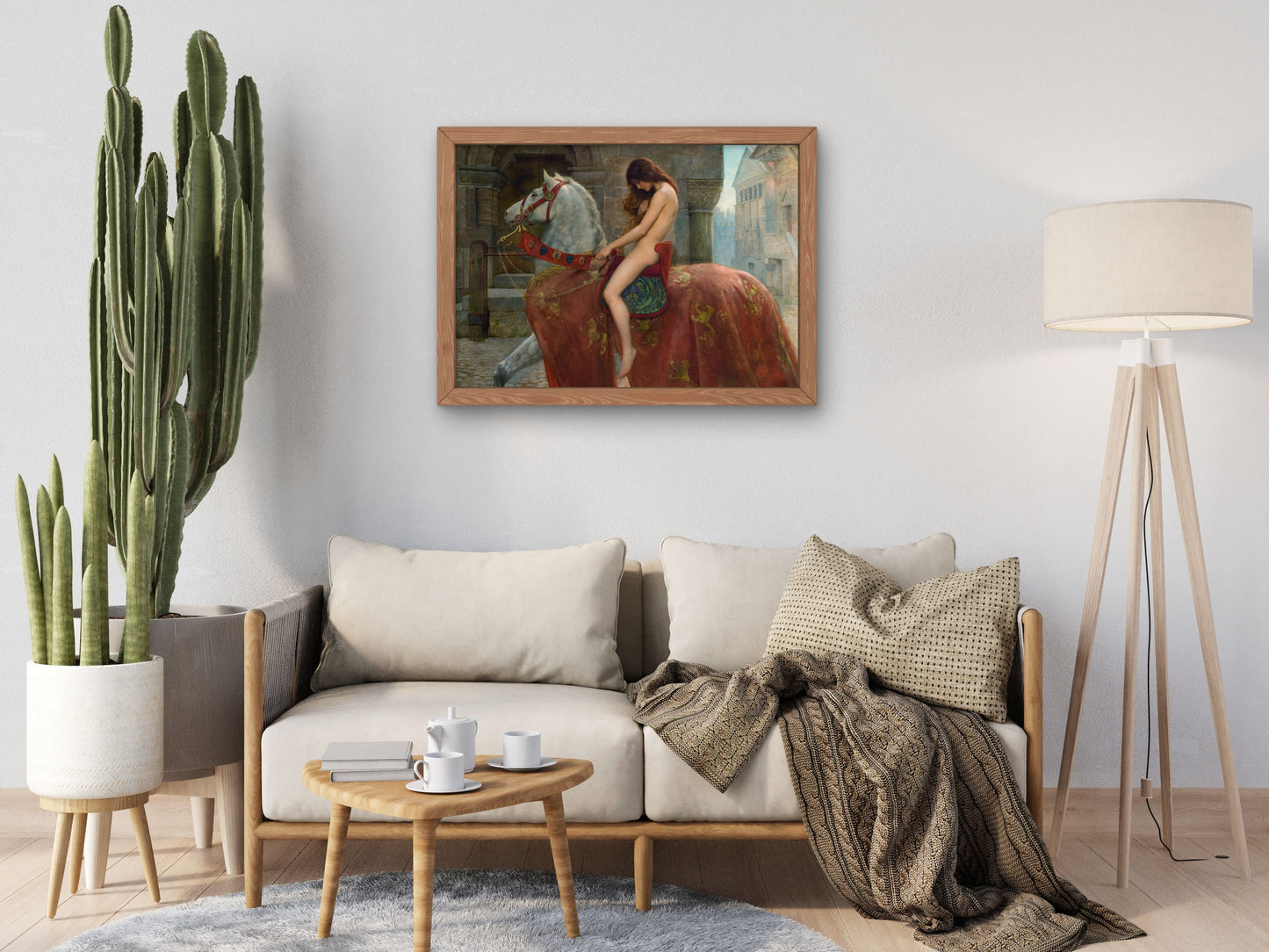 Lady Godiva by John Collier 1898, Wall Art Print, Fine Art Reproduction, Museum Quality Decor, Poster