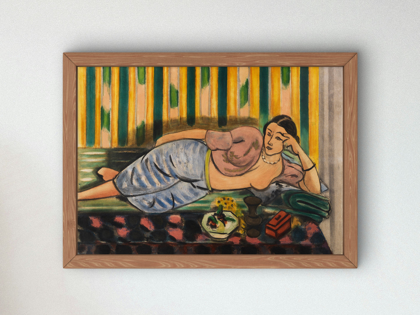 Odalisque with Red Chest by Henri Matisse 1926, Wall Art Print, Fine Art Reproduction, Museum Quality Decor, Poster