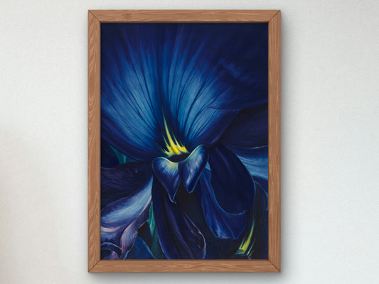 Chinese Delphinium by Leon Carroll, Wall Art Print, Fine Art Reproduction, Museum Quality Decor, Poster