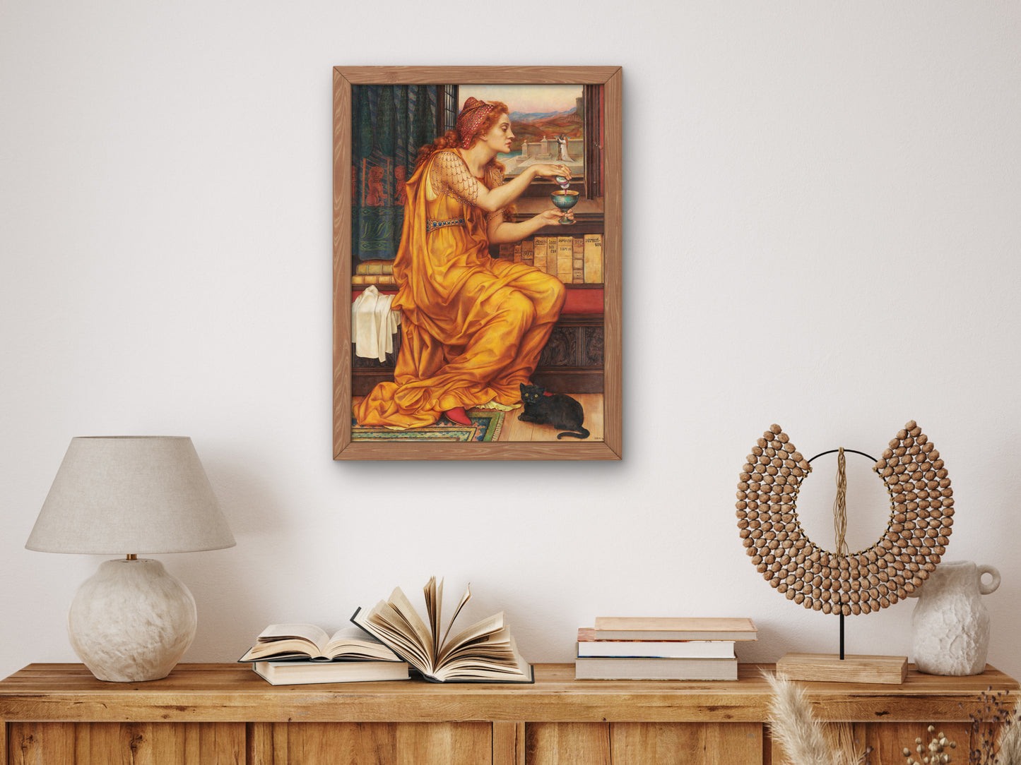 The Love Potion by Evelyn De Morgan 1903, Wall Art Print, Fine Art Reproduction, Museum Quality Decor, Poster