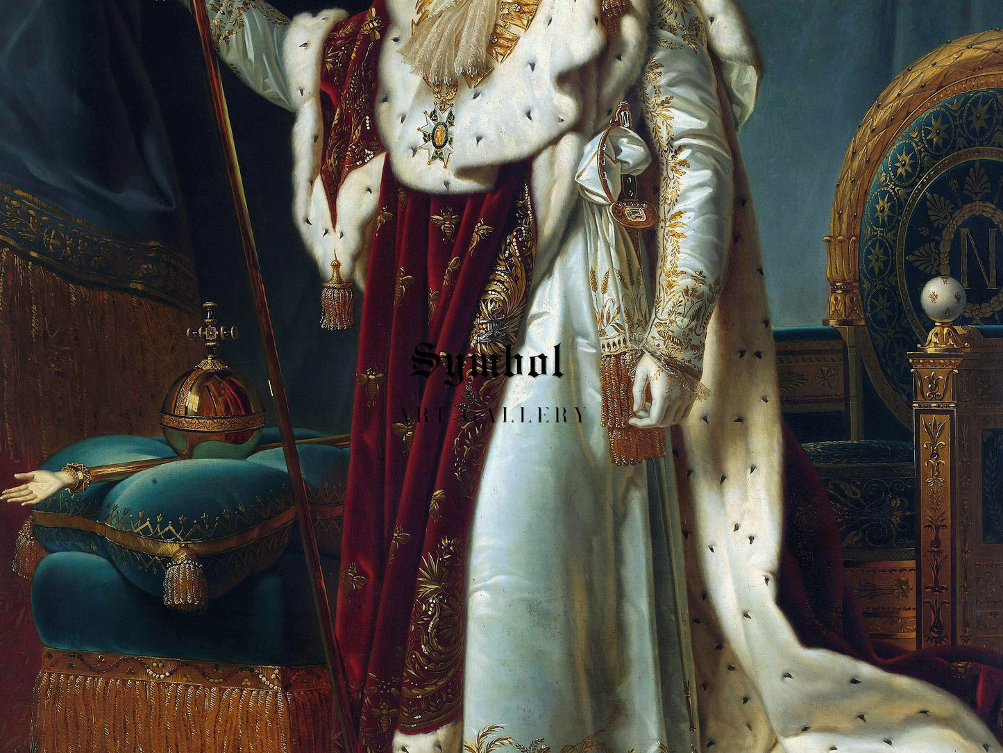Emperor Napoleon I by François Gérard 1810, Wall Art Print, Fine Art Reproduction, Museum Quality Decor, Poster