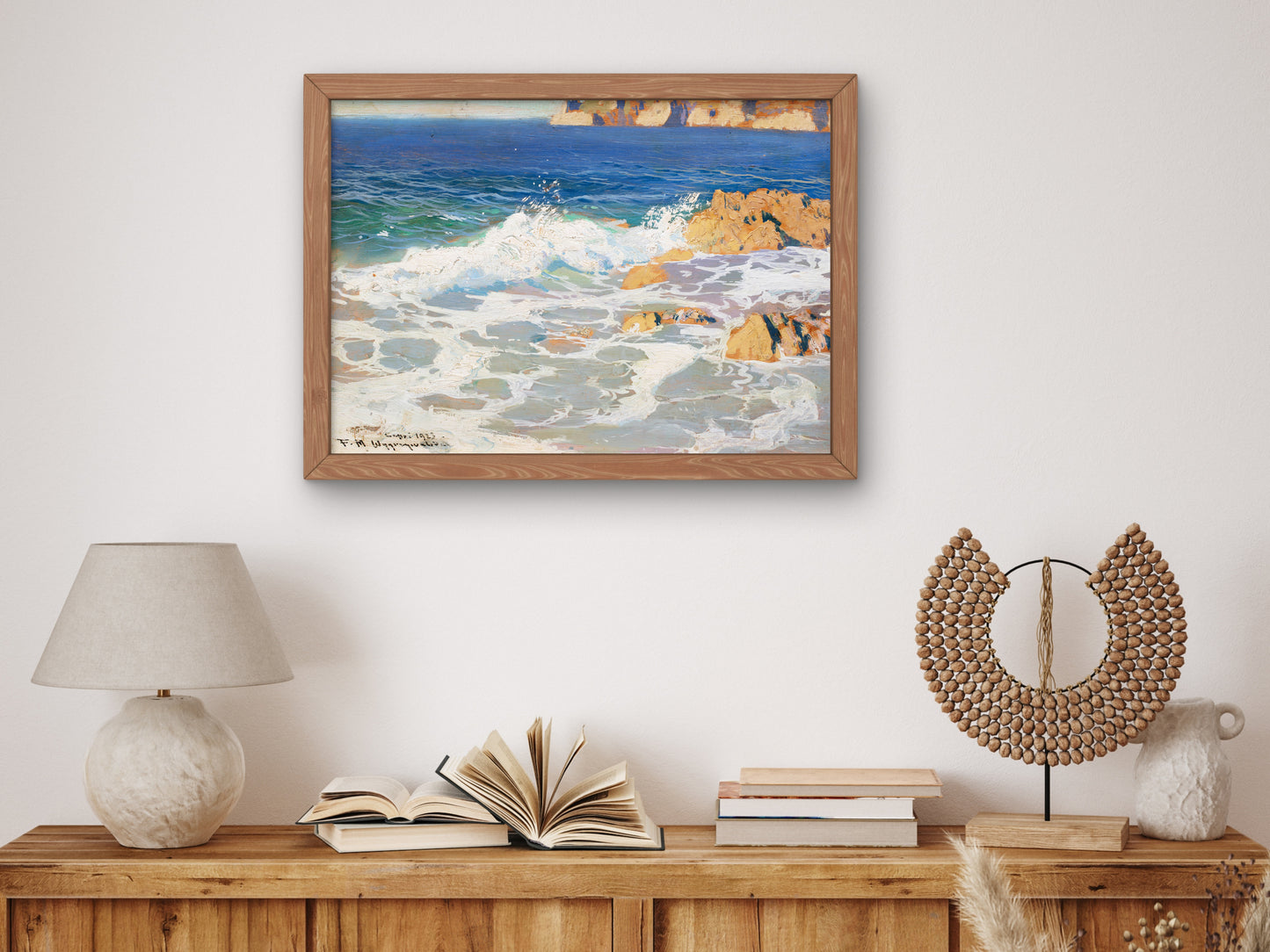 Capri by Feliks Michał Wygrzywalski 1923, Wall Art Print, Fine Art Reproduction, Museum Quality Decor, Poster
