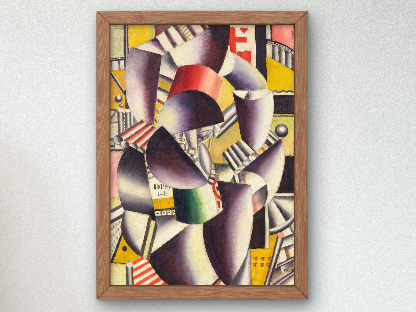 The Two Acrobats by Fernand Léger 1918, Wall Art Print, Fine Art Reproduction, Museum Quality Decor, Poster
