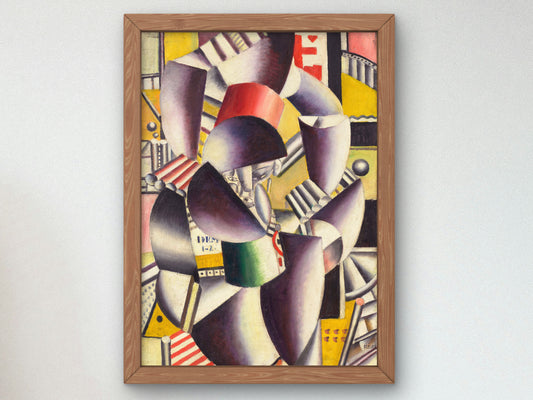 The Two Acrobats by Fernand Léger 1918, Wall Art Print, Fine Art Reproduction, Museum Quality Decor, Poster