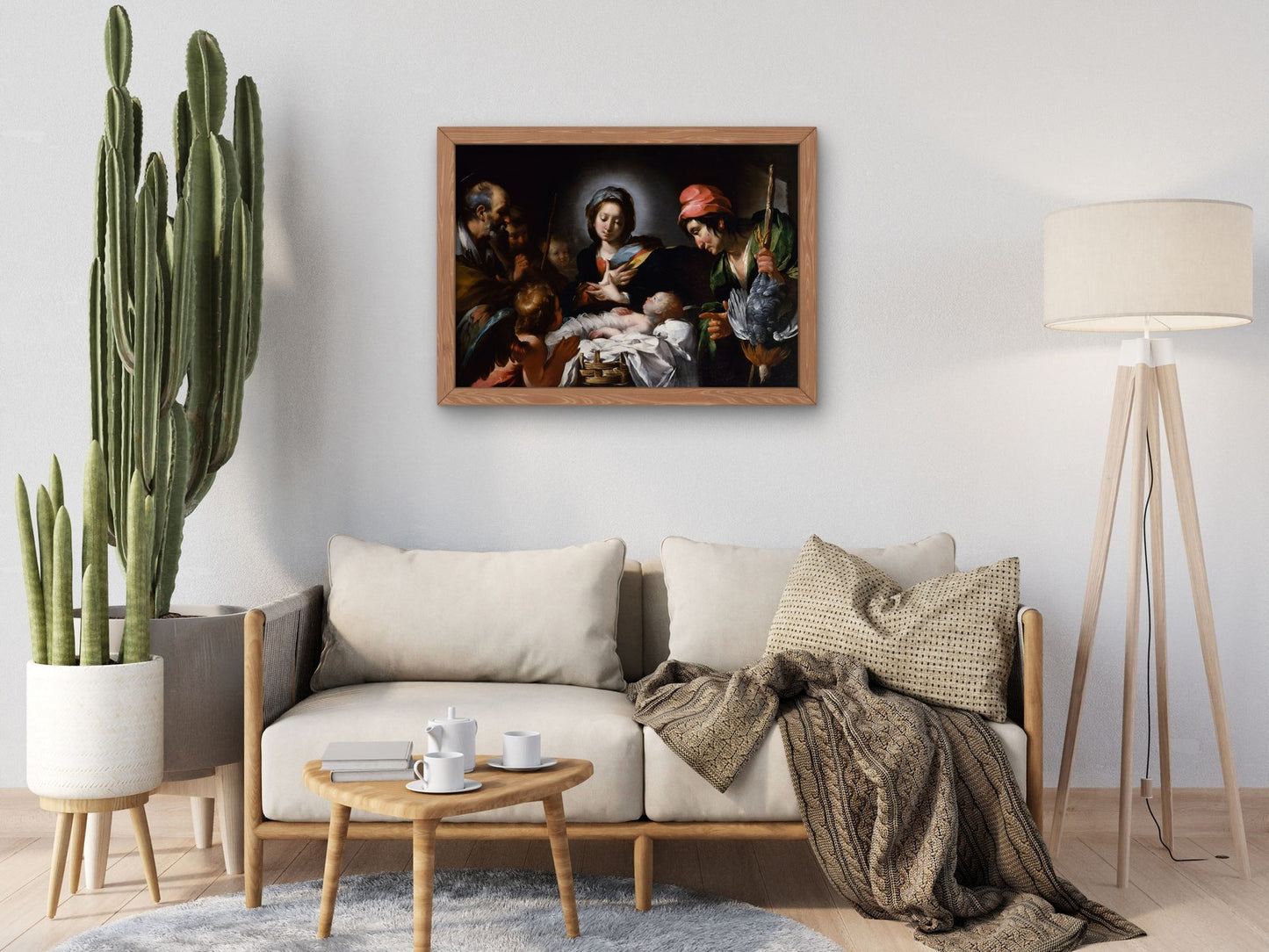 Adoration of the Shepherds by Bernardo Strozzi 1615, Wall Art Print, Fine Art Reproduction, Museum Quality Decor, Poster