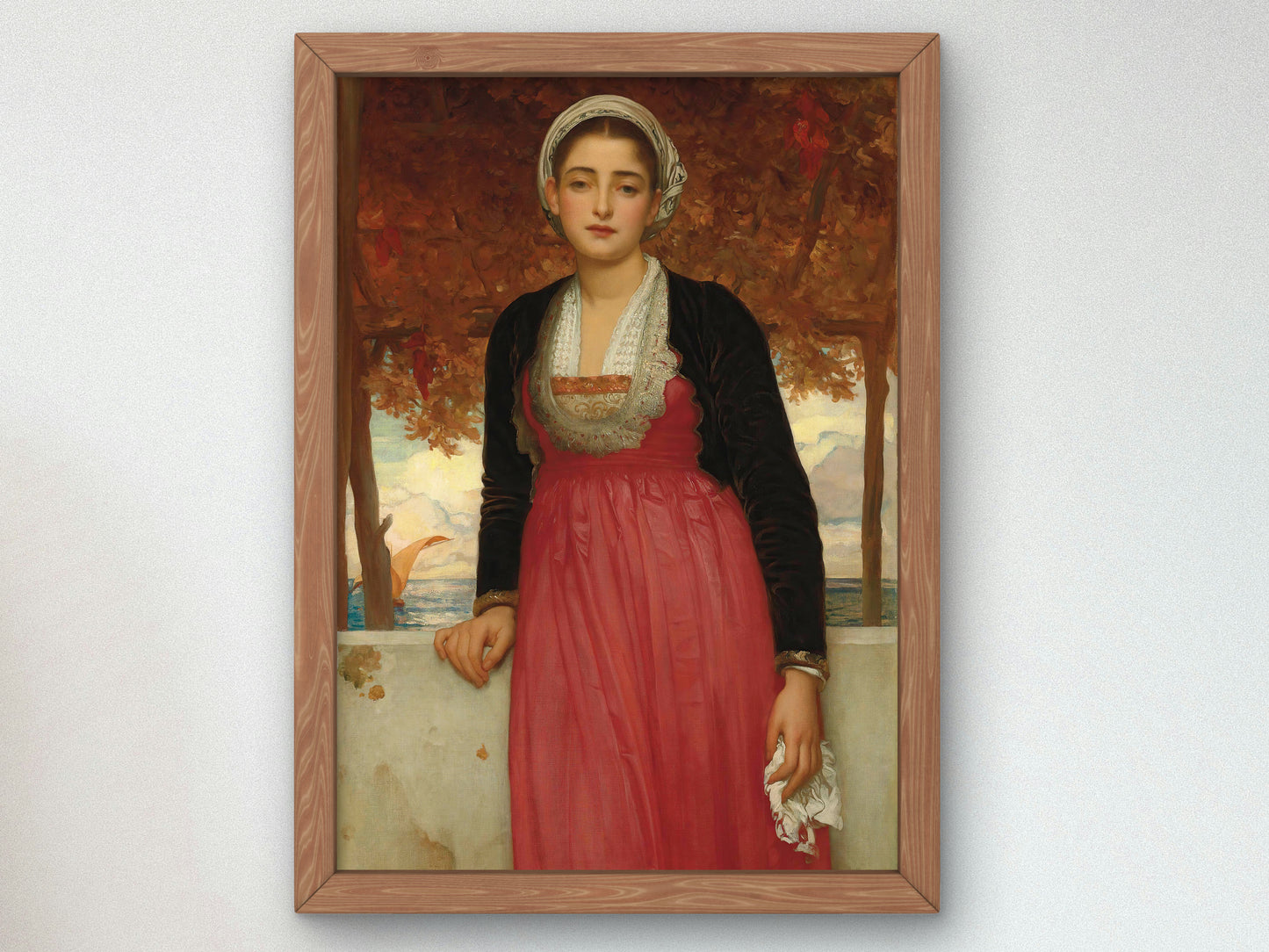 Amarilla by Frederic Leighton 1883, Wall Art Print, Fine Art Reproduction, Museum Quality Decor, Poster