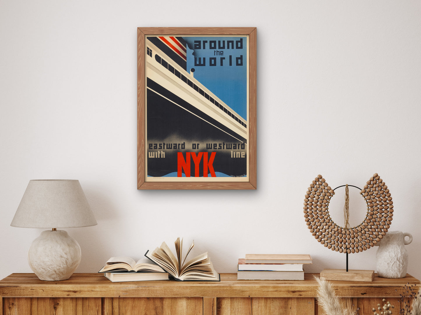 Around the World by George Hemming 1932, Wall Art Print, Fine Art Reproduction, Museum Quality Decor, Poster