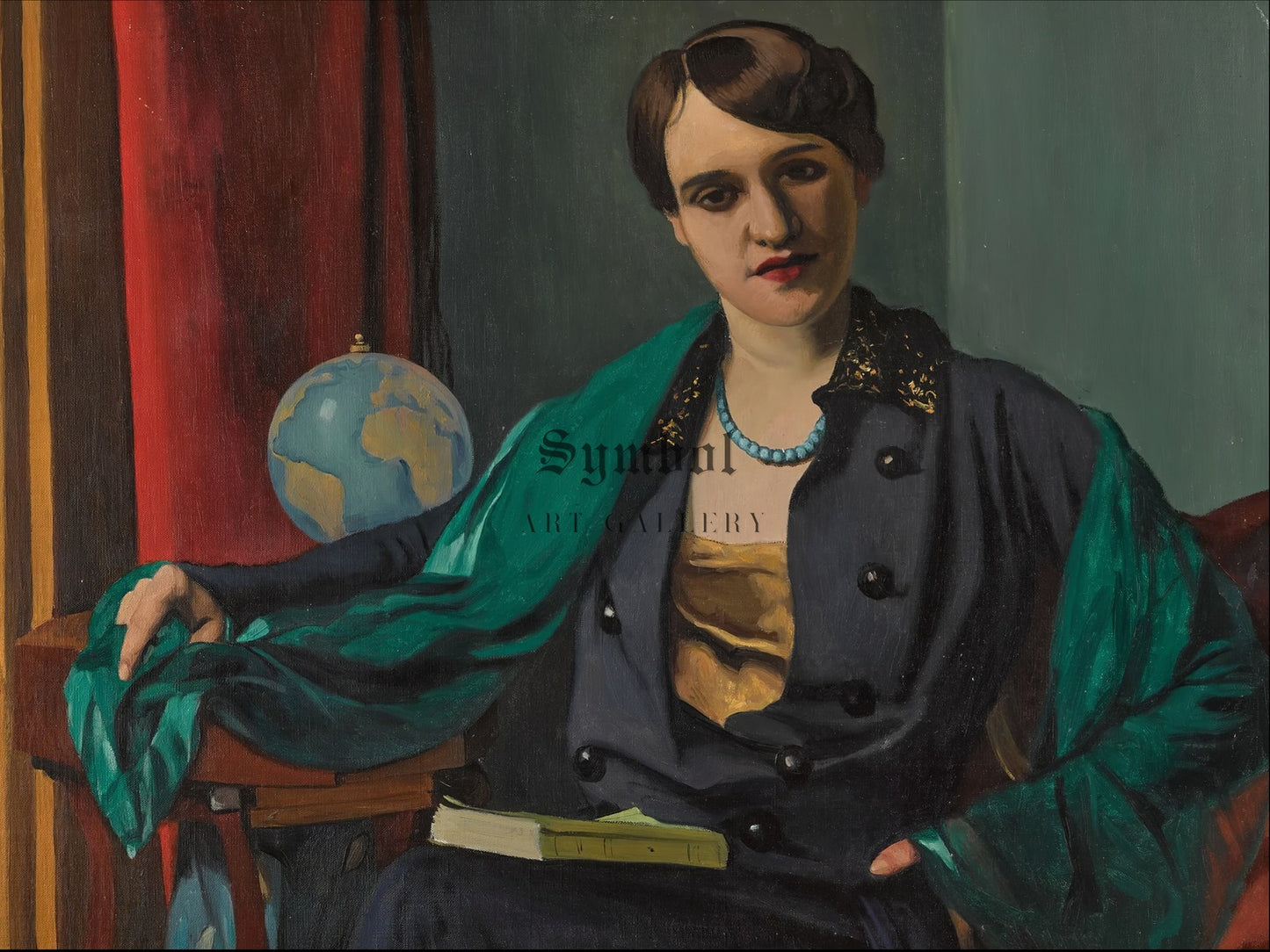 Woman by Félix Vallotton 1922, Wall Art Print, Fine Art Reproduction, Museum Quality Decor, Poster