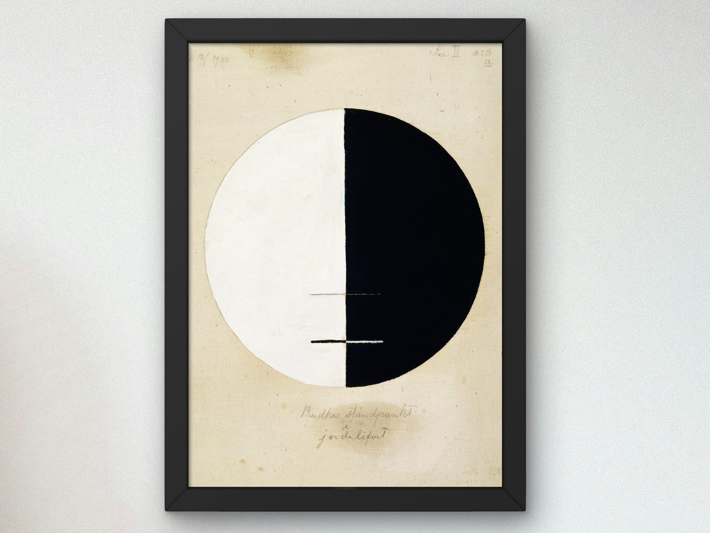Buddhas Standpoint in the Earthly Life No. 3 by Hilma af Klint 1920, Wall Art Print, Fine Art Reproduction, Museum Quality Decor, Poster