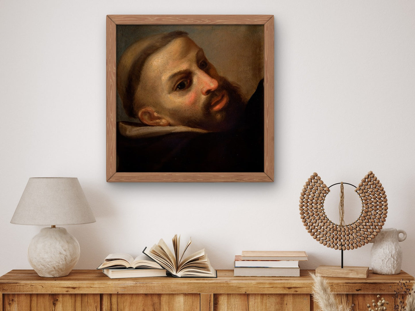 Saint Dominic's Head by Le Dominique 1600, Wall Art Print, Fine Art Reproduction, Museum Quality Decor, Poster