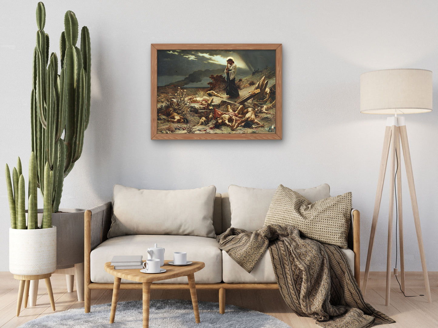 Love One Another by Henri Camille Danger, Wall Art Print, Fine Art Reproduction, Museum Quality Decor, Poster