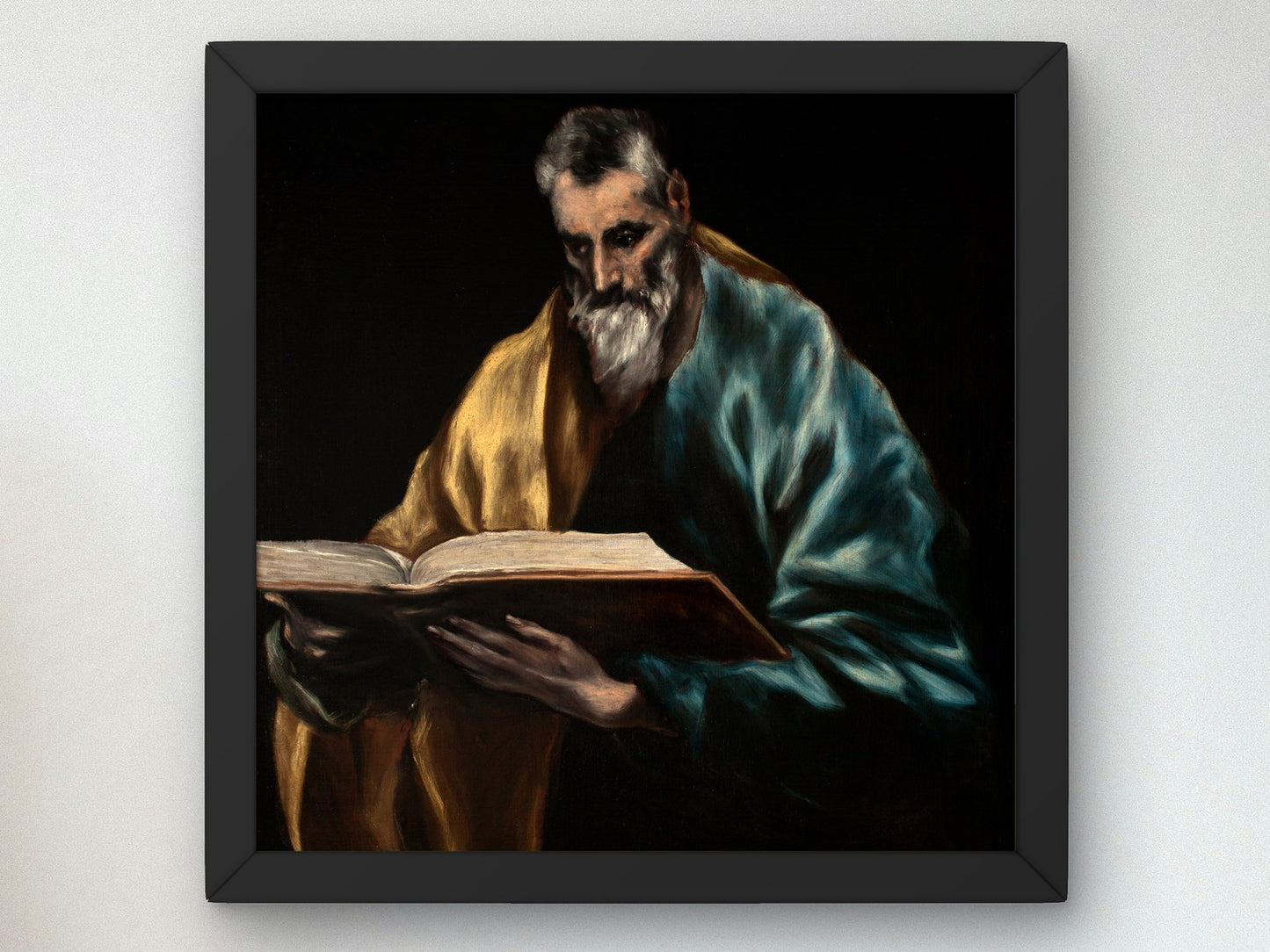 Saint Simon by El Greco 1610, Wall Art Print, Fine Art Reproduction, Museum Quality Decor, Poster
