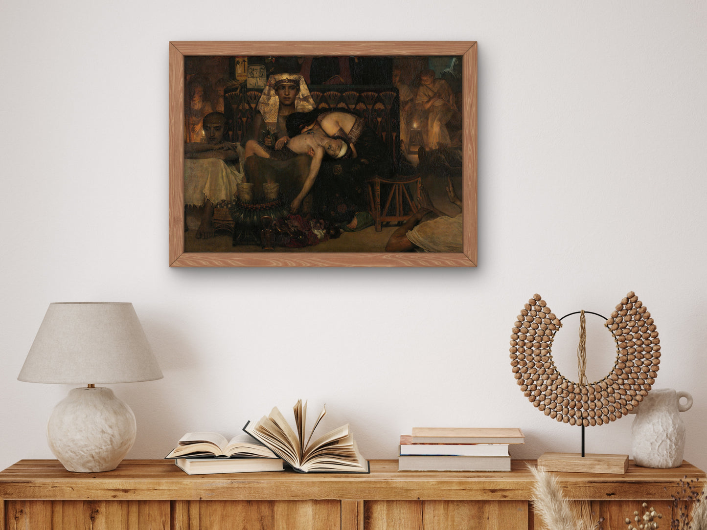 The Death of the Pharaoh's Firstborn Son by Lawrence Alma Tadema 1872, Wall Art Print, Fine Art Reproduction, Museum Quality Decor, Poster