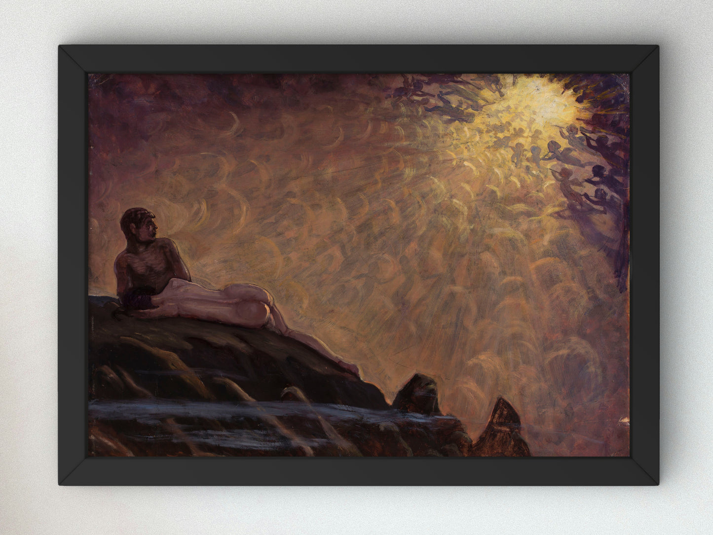 Fantastical Composition by Kazimierz Stabrowski 1924, Wall Art Print, Fine Art Reproduction, Museum Quality Decor, Poster