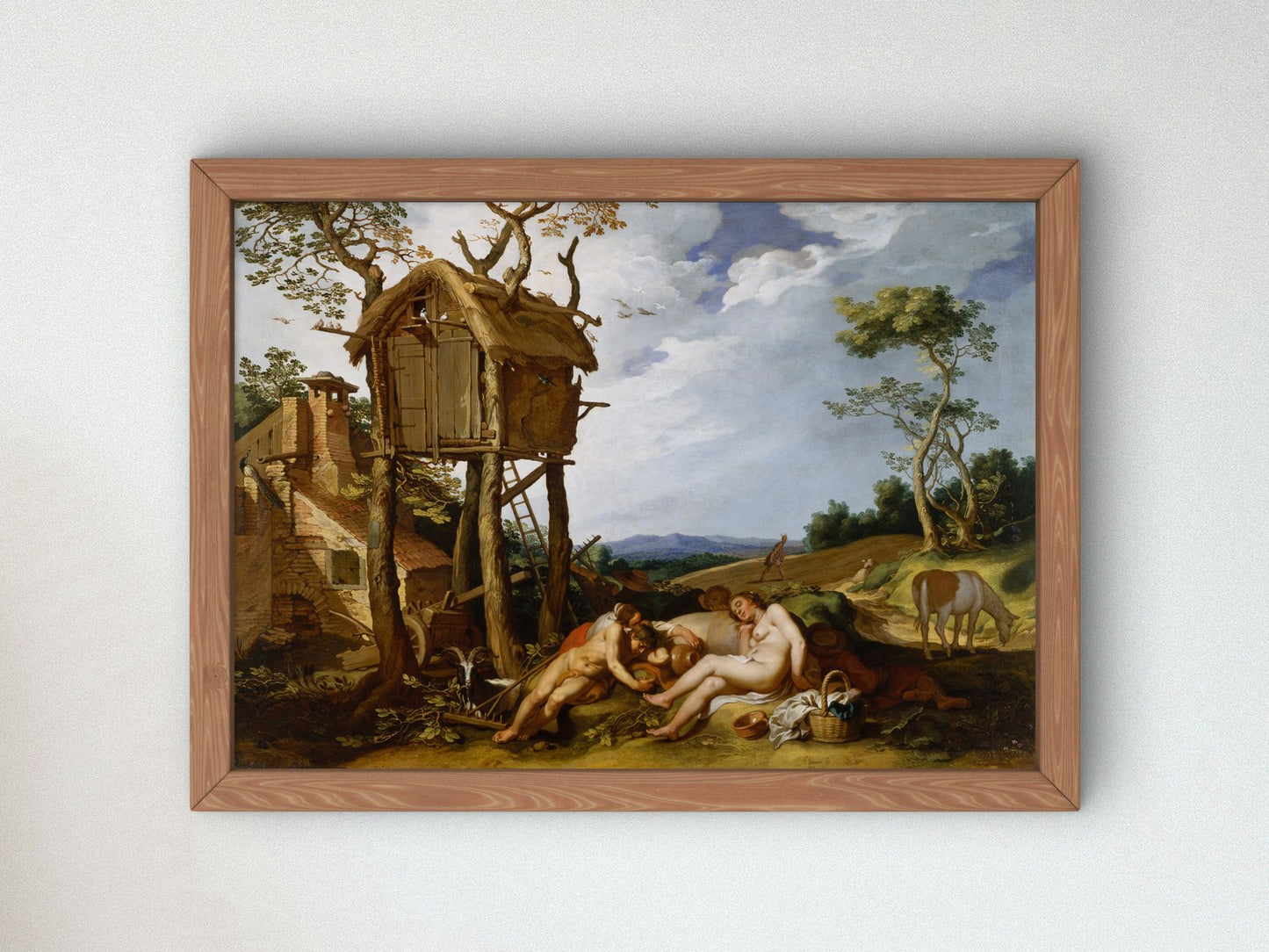 Parable of the Wheat and the Tares by Abraham Bloemaert 1624, Wall Art Print, Fine Art Reproduction, Museum Quality Decor, Poster