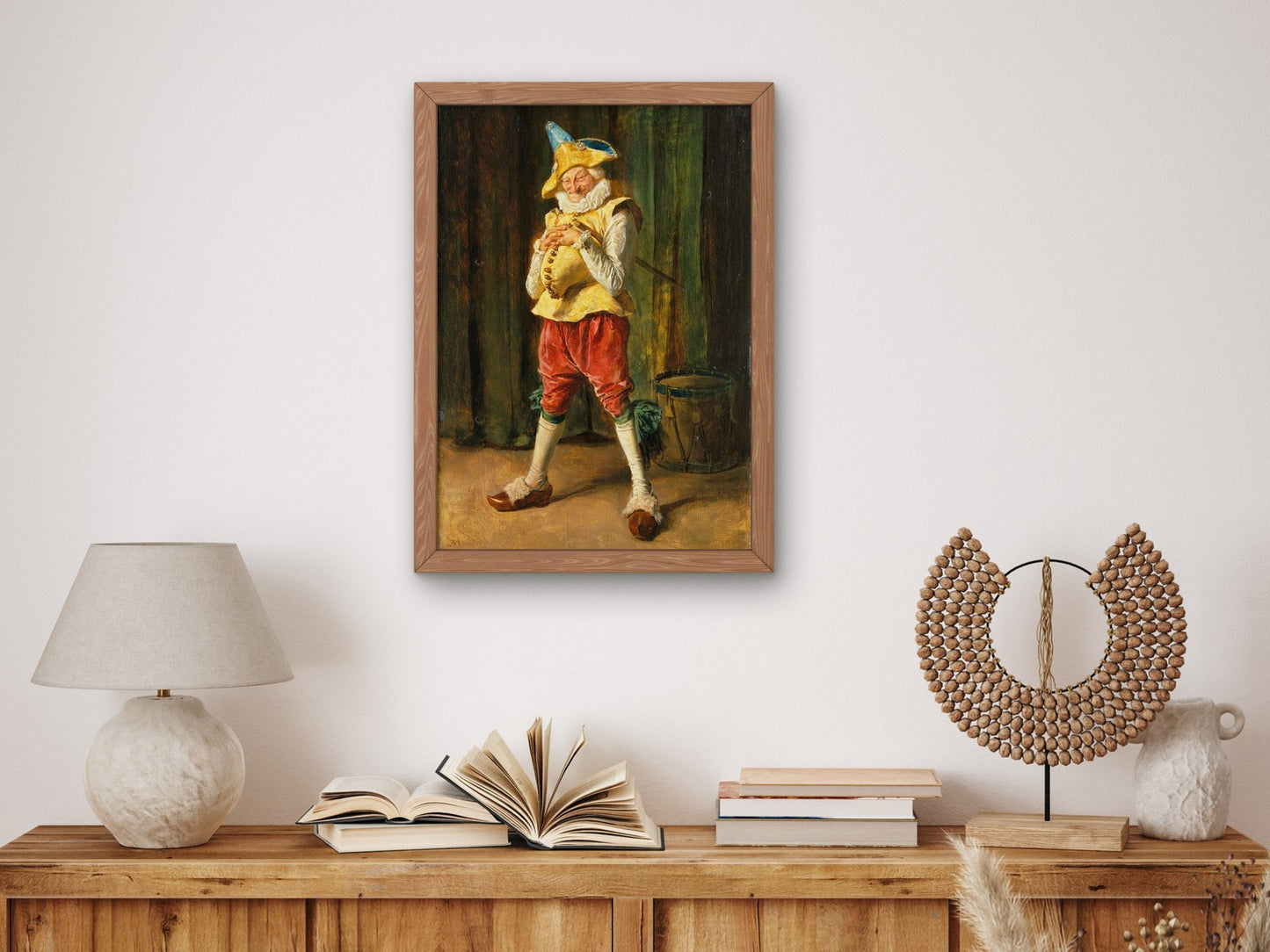Polichinelle by Ernest Meissonier 1860, Wall Art Print, Fine Art Reproduction, Museum Quality Decor, Poster