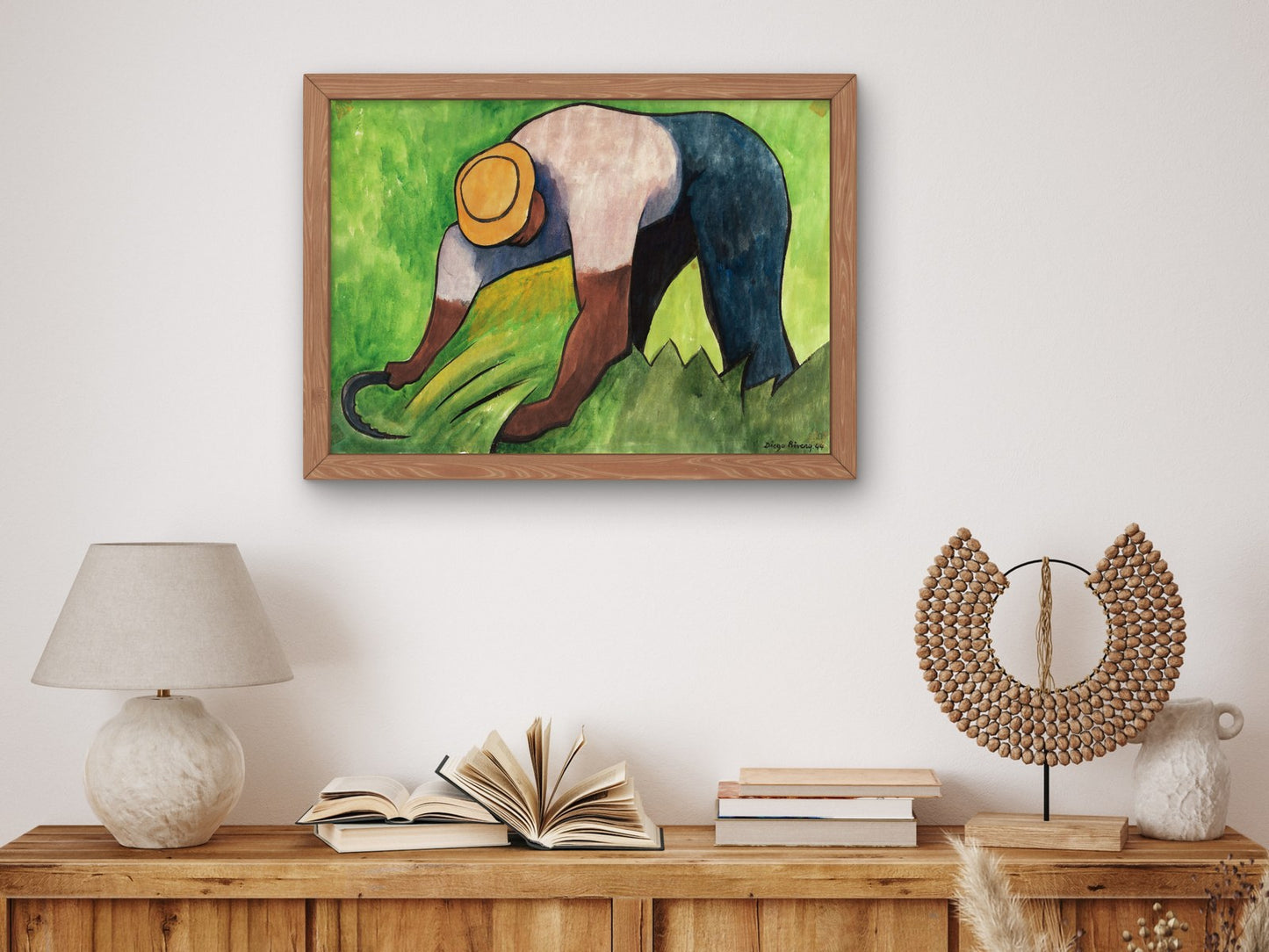 Segador by Diego Rivera 1944, Wall Art Print, Fine Art Reproduction, Museum Quality Decor, Poster
