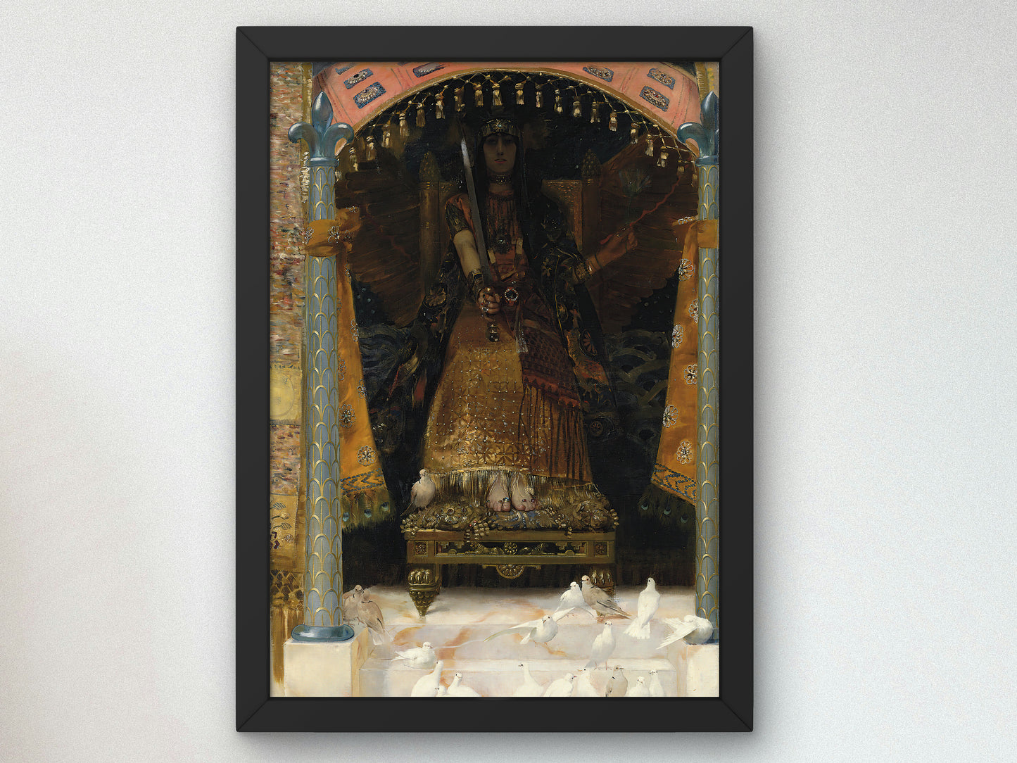 War And Peace by Georges Antoine Rochegrosse 1886, Wall Art Print, Fine Art Reproduction, Museum Quality Decor, Poster