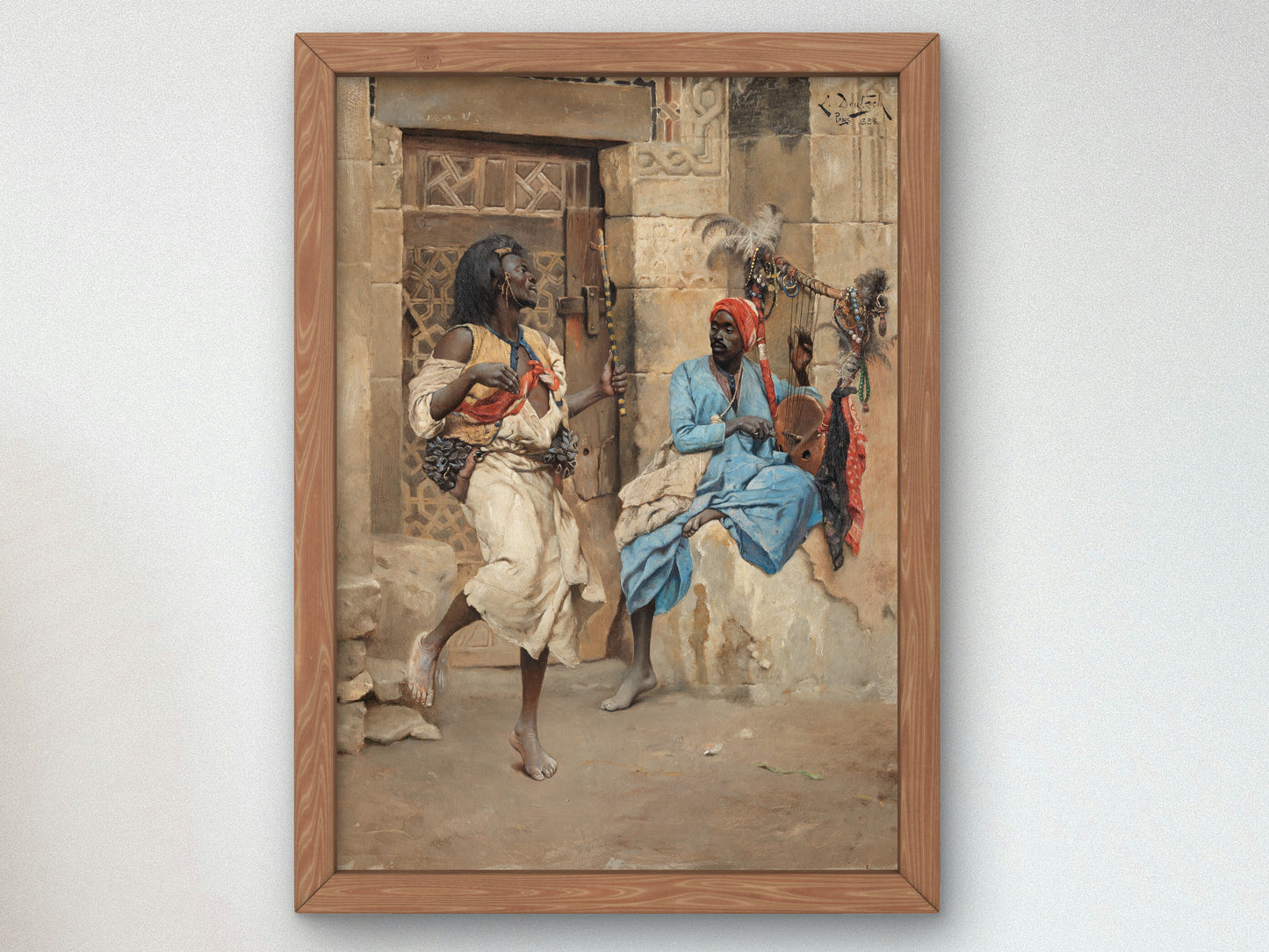 The Performance by Ludwig Deutsch 1885, Wall Art Print, Fine Art Reproduction, Museum Quality Decor, Poster