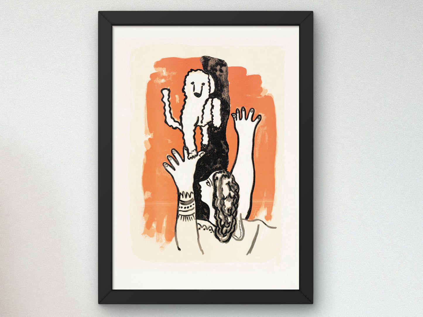 Circus V by Fernand Léger 1950, Wall Art Print, Fine Art Reproduction, Museum Quality Decor, Poster
