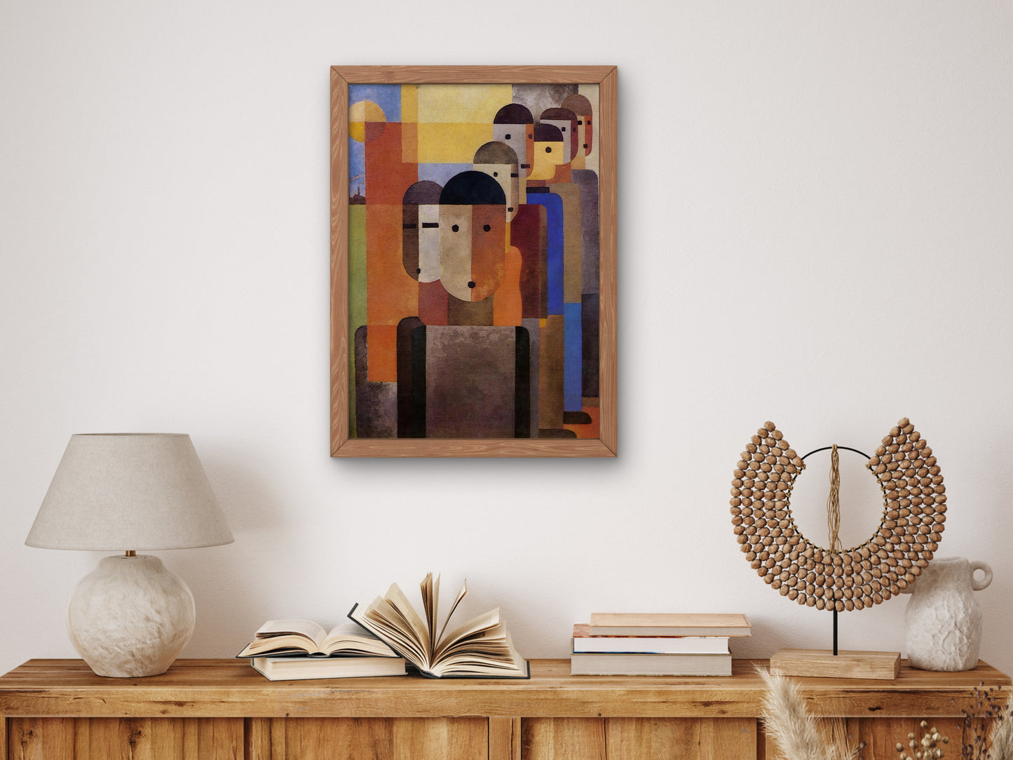 Workers by Franz Wilhelm Seiwert 1926, Wall Art Print, Fine Art Reproduction, Museum Quality Decor, Poster