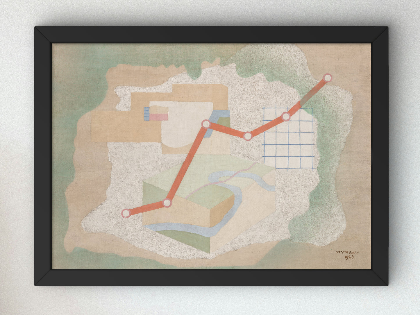 Cave by Jindřich Štyrský 1926, Wall Art Print, Fine Art Reproduction, Museum Quality Decor, Poster