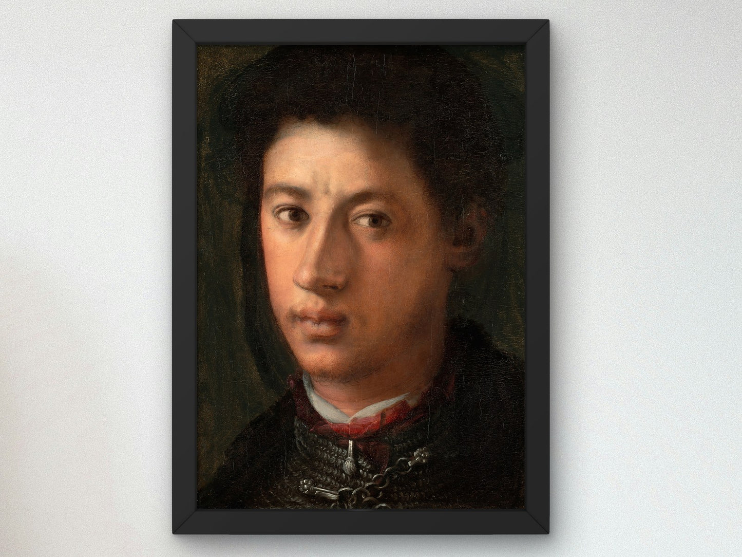 Portrait of Alessandro de Medici by Jacopo da Pontormo 1534, Wall Art Print, Fine Art Reproduction, Museum Quality Decor, Poster