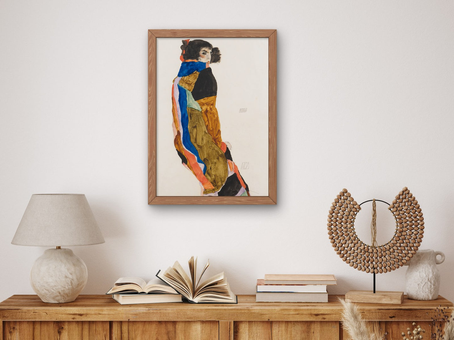 Moa by Egon Schiele 1911, Wall Art Print, Fine Art Reproduction, Museum Quality Decor, Poster