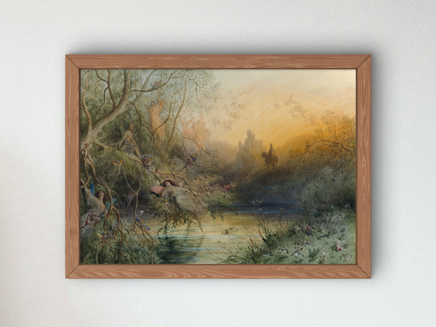 Fairy Land by Gustave Doré 1881, Wall Art Print, Fine Art Reproduction, Museum Quality Decor, Poster