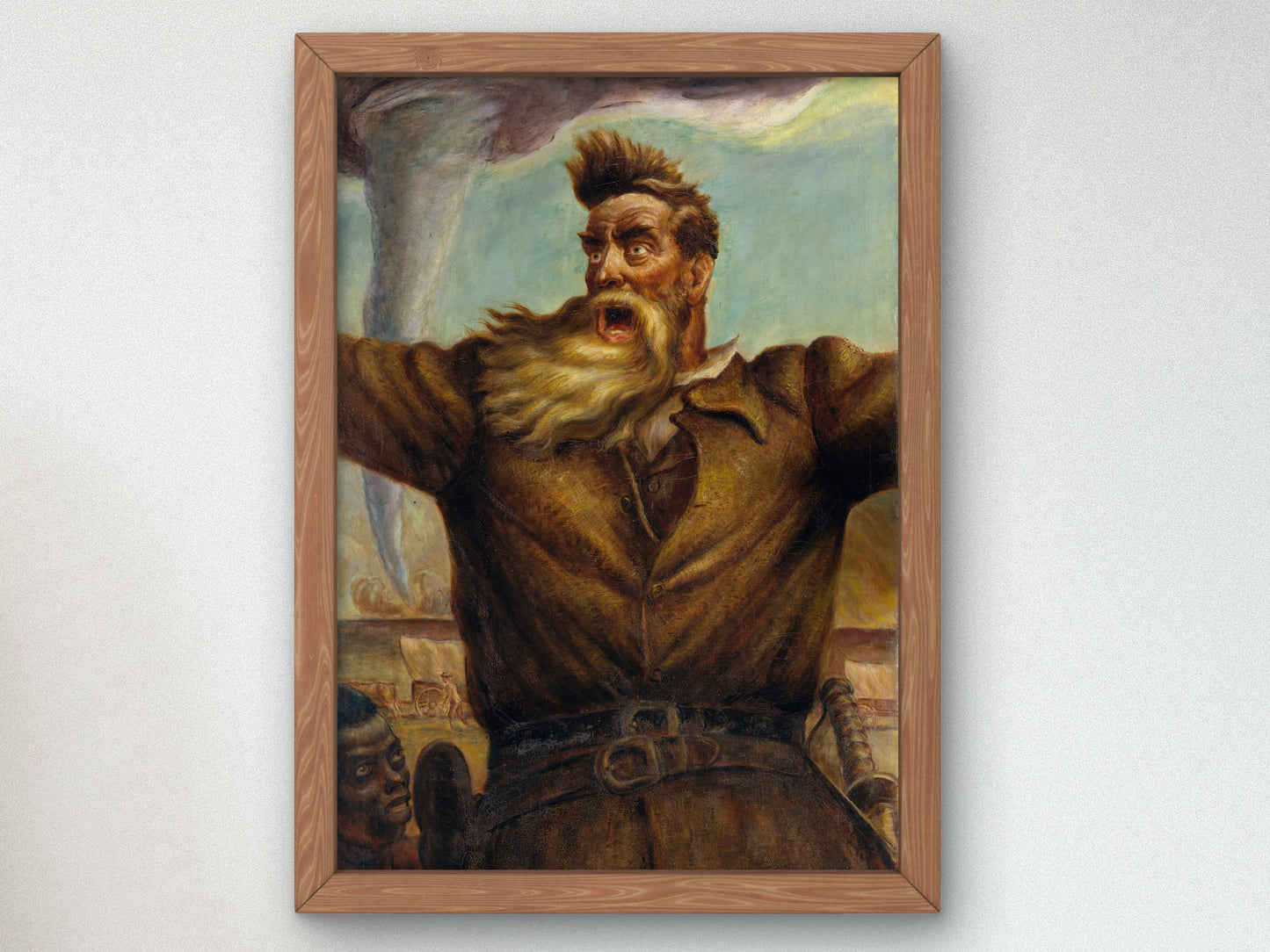 John Brown by John Steuart Curry 1939, Wall Art Print, Fine Art Reproduction, Museum Quality Decor, Poster