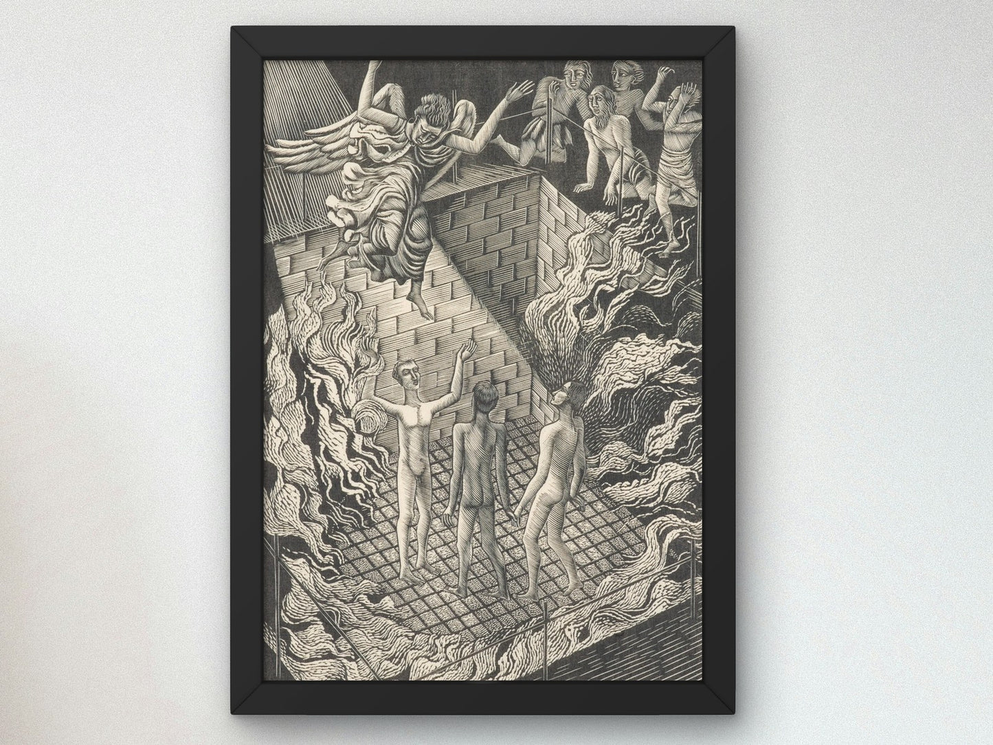 The Holy Children by Eric Ravilious 1929, Wall Art Print, Fine Art Reproduction, Museum Quality Decor, Poster