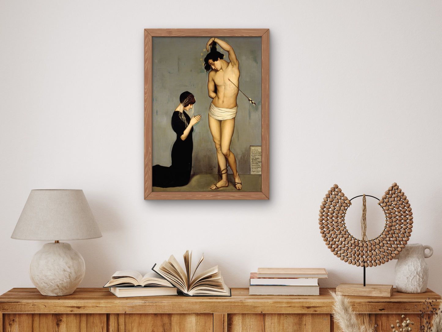 Votive Offering by Ángel Zárraga 1912, Wall Art Print, Fine Art Reproduction, Museum Quality Decor, Poster