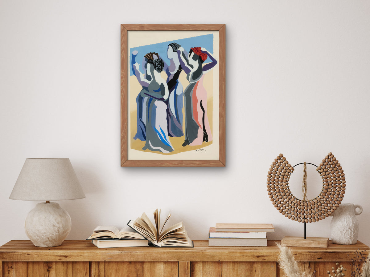 Operetta by Alexandra Exter 1930, Wall Art Print, Fine Art Reproduction, Museum Quality Decor, Poster
