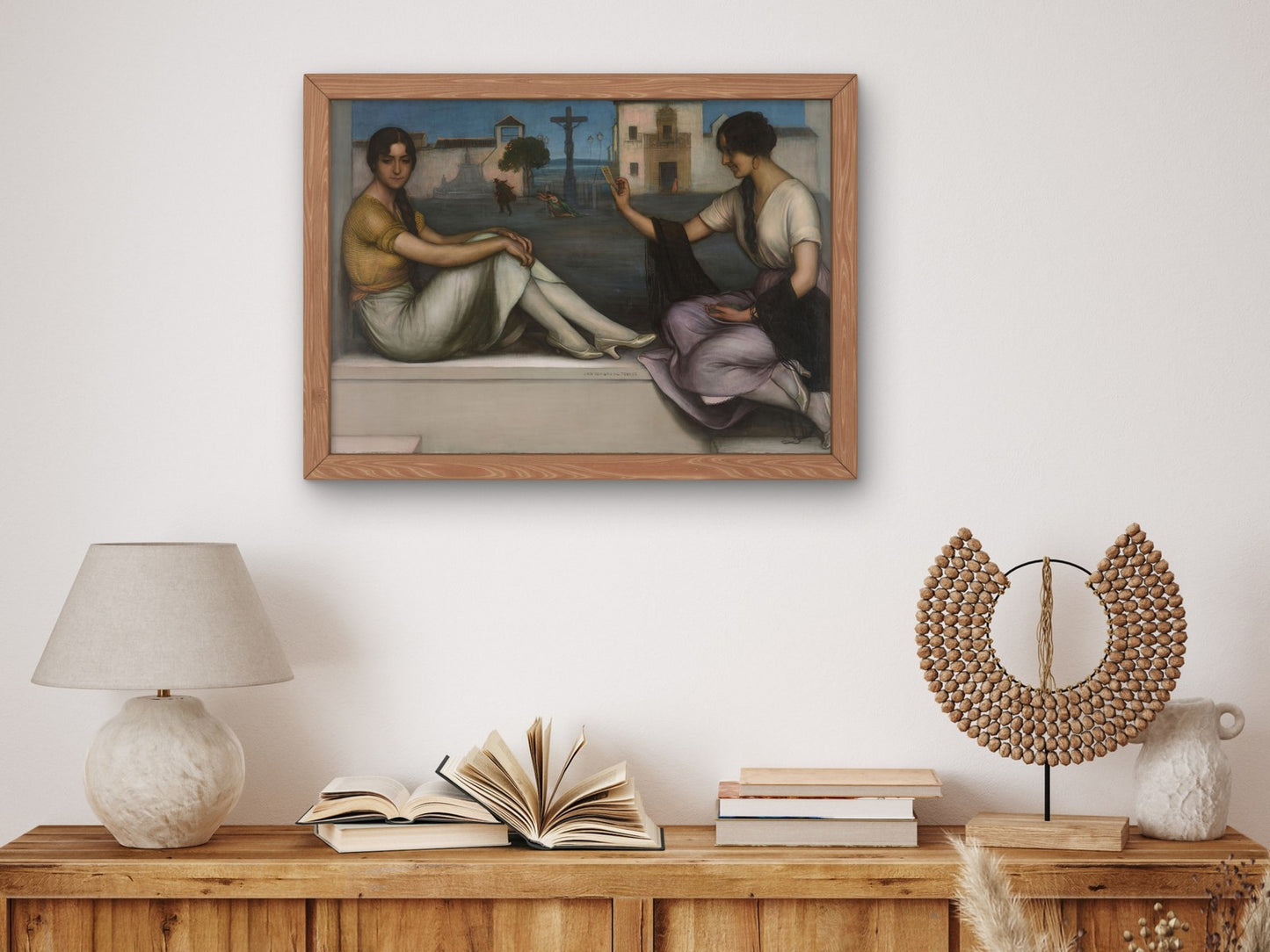 The Fortune Telling by Julio Romero de Torres 1922, Wall Art Print, Fine Art Reproduction, Museum Quality Decor, Poster